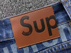 Calça Frayed Logos Regular Jean Supreme