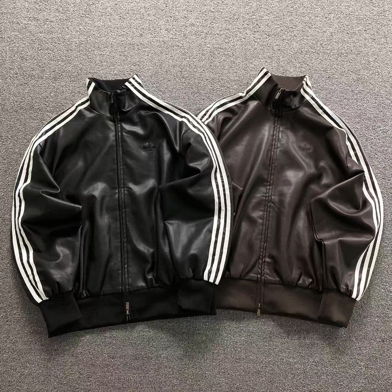 Jaqueta de couro sintético Adidas