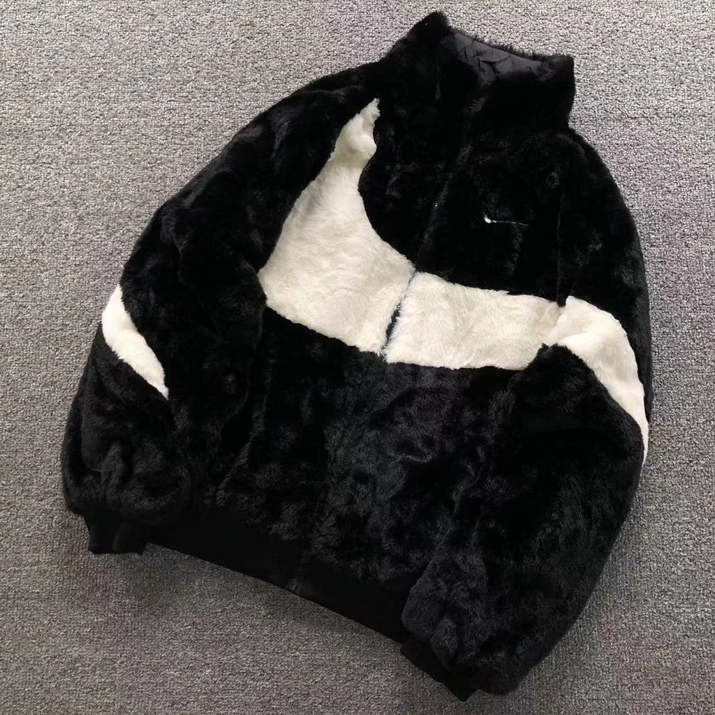 Jaqueta Nike de pele sintética Big Swoosh
