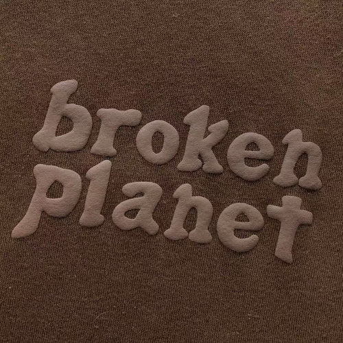Blusa moletom marrom Broken Planet