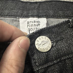 Calça Jeans Baggy Estrelada - Broken Planet