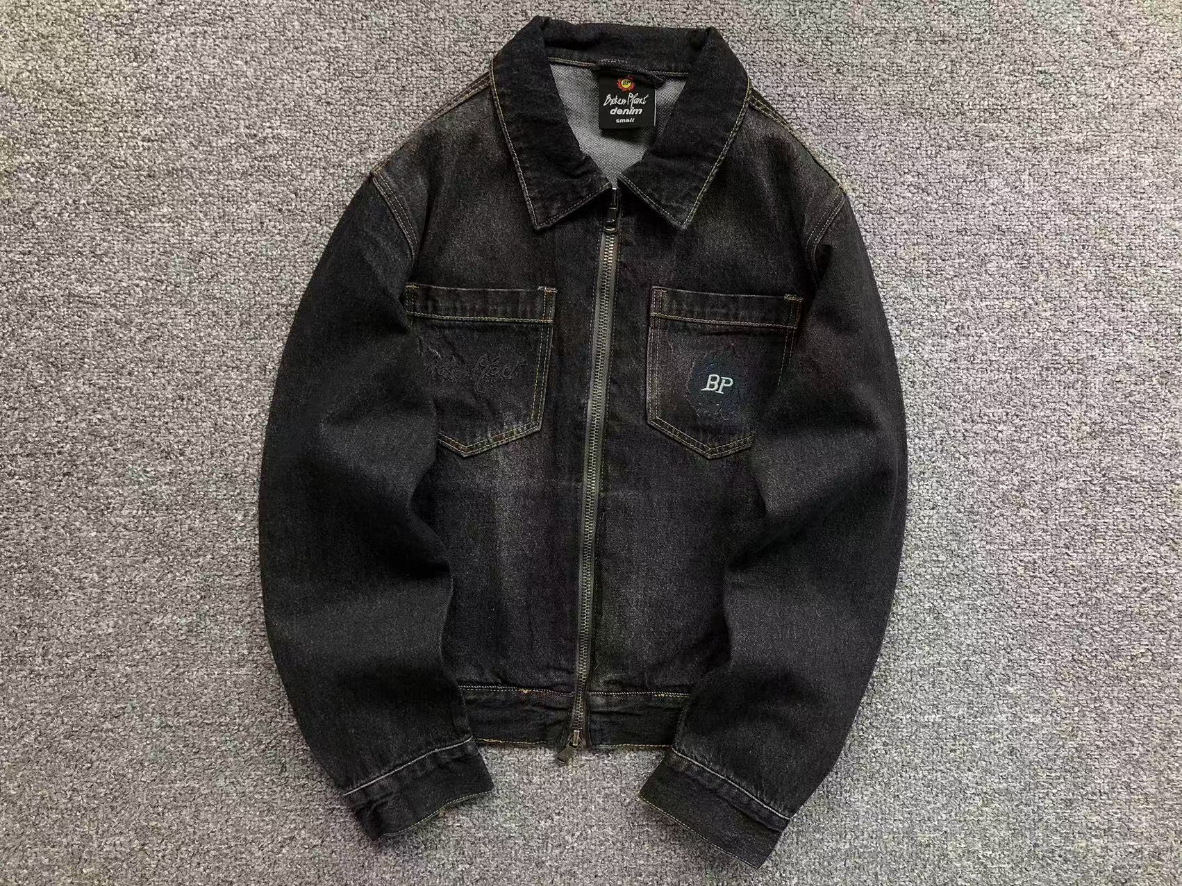 Broken Planet "BP" Black Wash (Zíper)