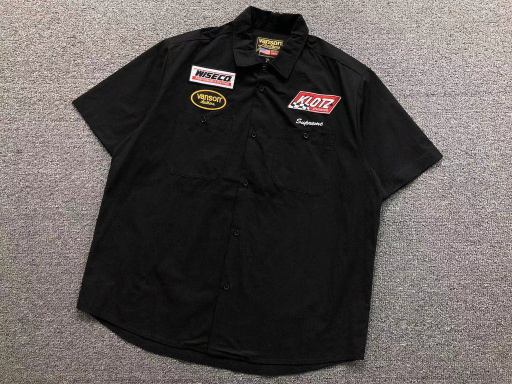 Camisa Listrada Supreme x Vanson Leathers