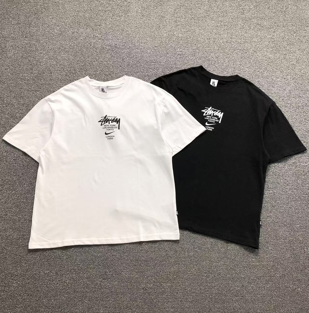Camisetas da colaboração Stussy e Nike