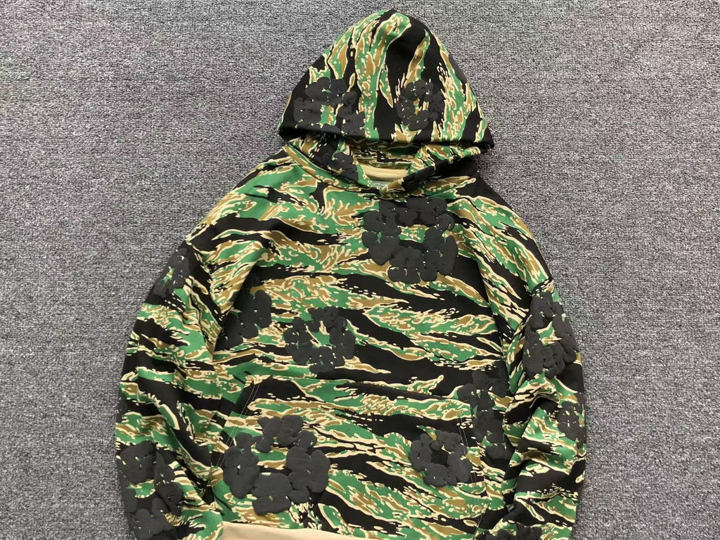 Moletom camuflado Verde Denim Tears