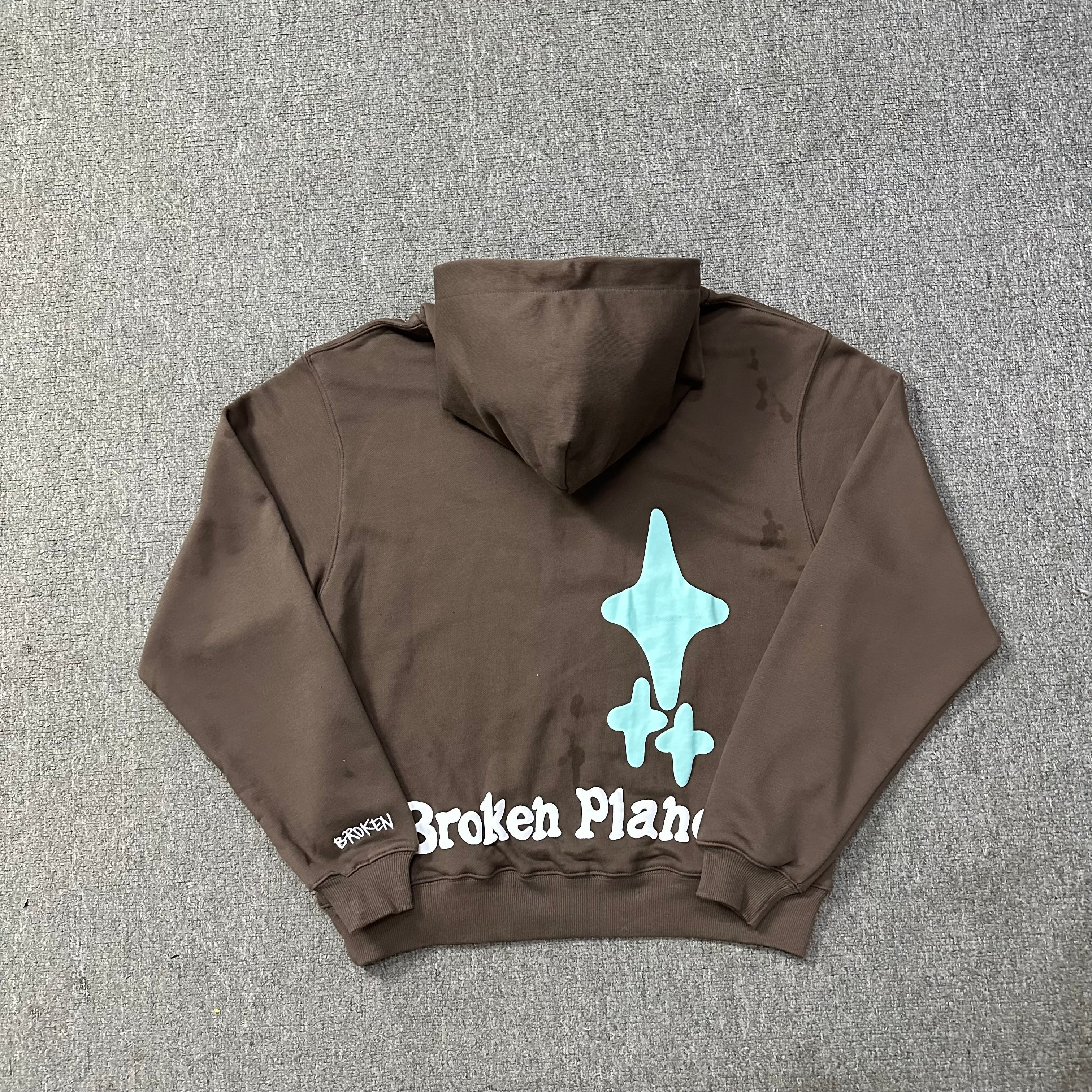 Moletom Broken Planet "I'm Not From This Planet" Marrom