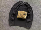 Camiseta térmica raglan camuflada Stussy