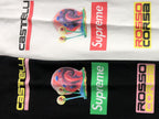 Camiseta colaboração Supreme x SpongeBob x Castelli Racing
