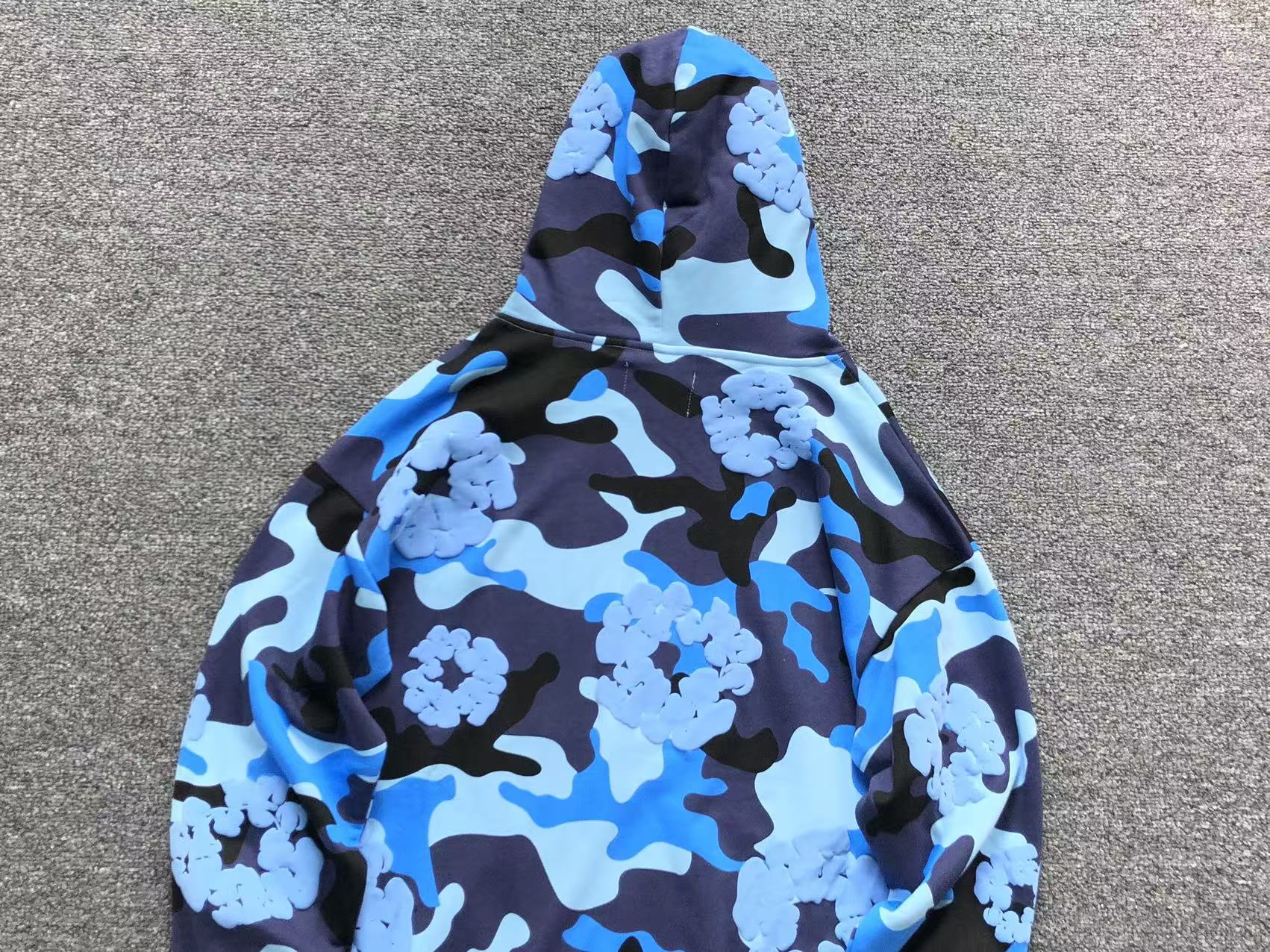 Moletom camuflado Azul Denim Tears