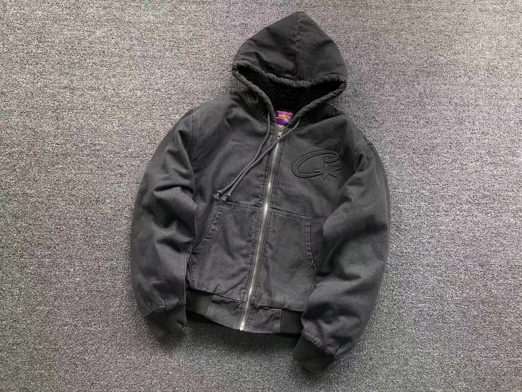 Jaqueta Corteiz C-Star Denim Work cinza