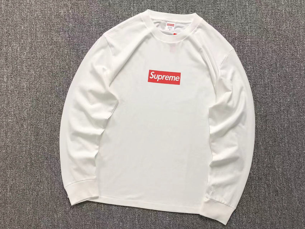 Blusa de manga Box Logo Supreme
