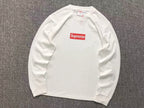 Blusa de manga Box Logo Supreme