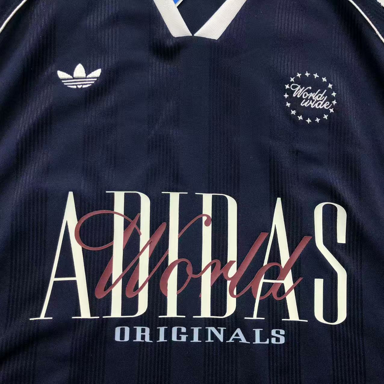 Camiseta Polo em "V" Adidas