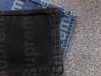 Calça Frayed Logos Regular Jean Supreme