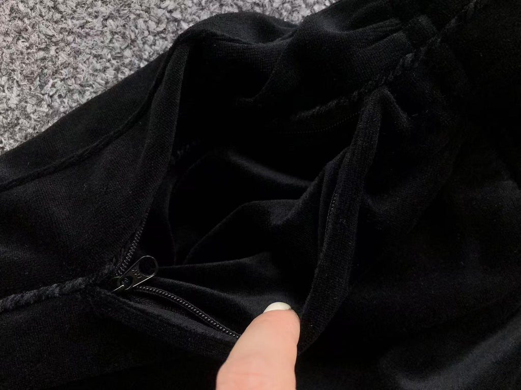 Calça de veludo Corteiz VVS Velour Jacket