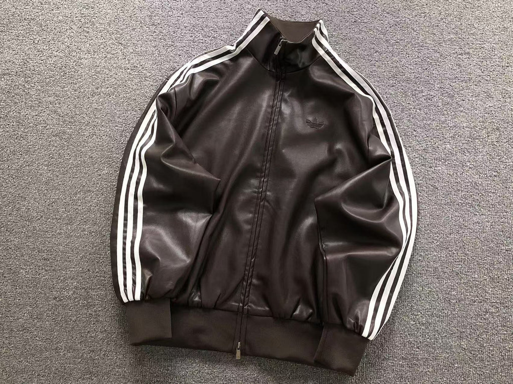 Jaqueta de couro sintético Adidas
