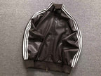Jaqueta de couro sintético Adidas