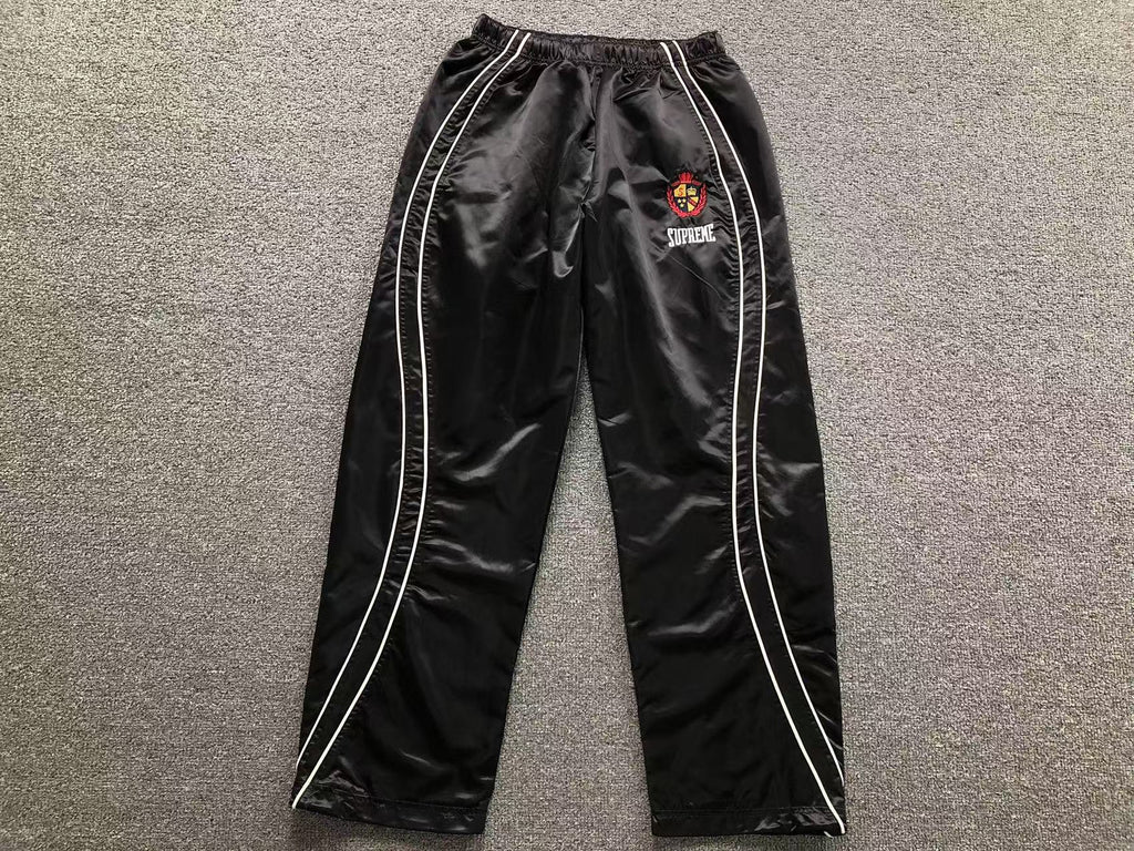 Calça Satin Piping Pullover Black