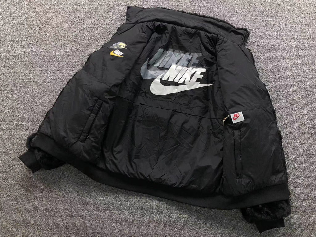 Jaqueta Nike de pele sintética Big Swoosh