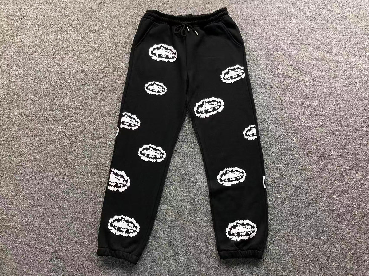 Calça Denim Tears x Corteiz Moletom Zip Black