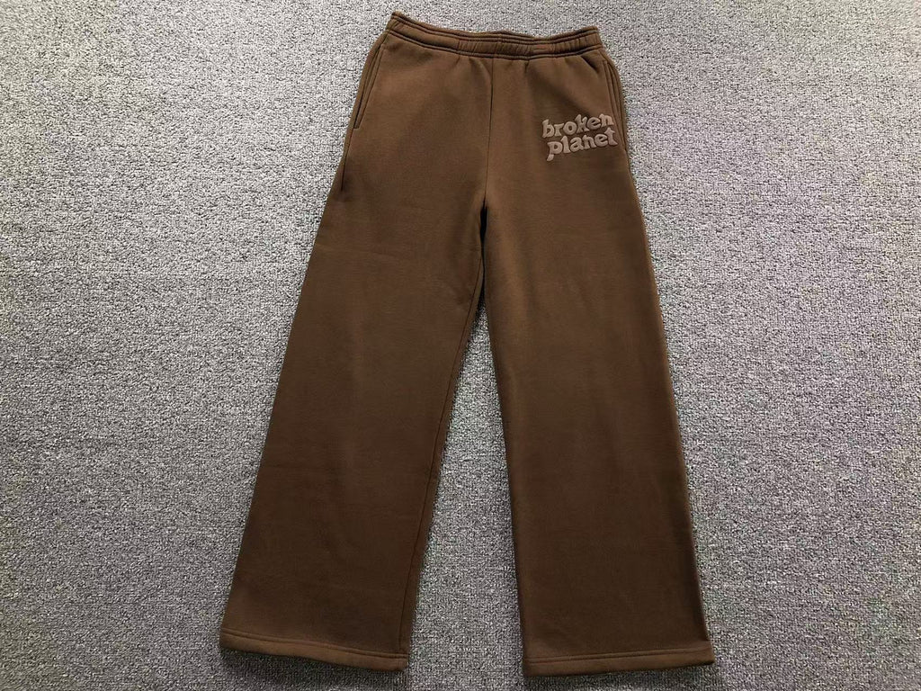 Calça moletom marrom Broken Planet