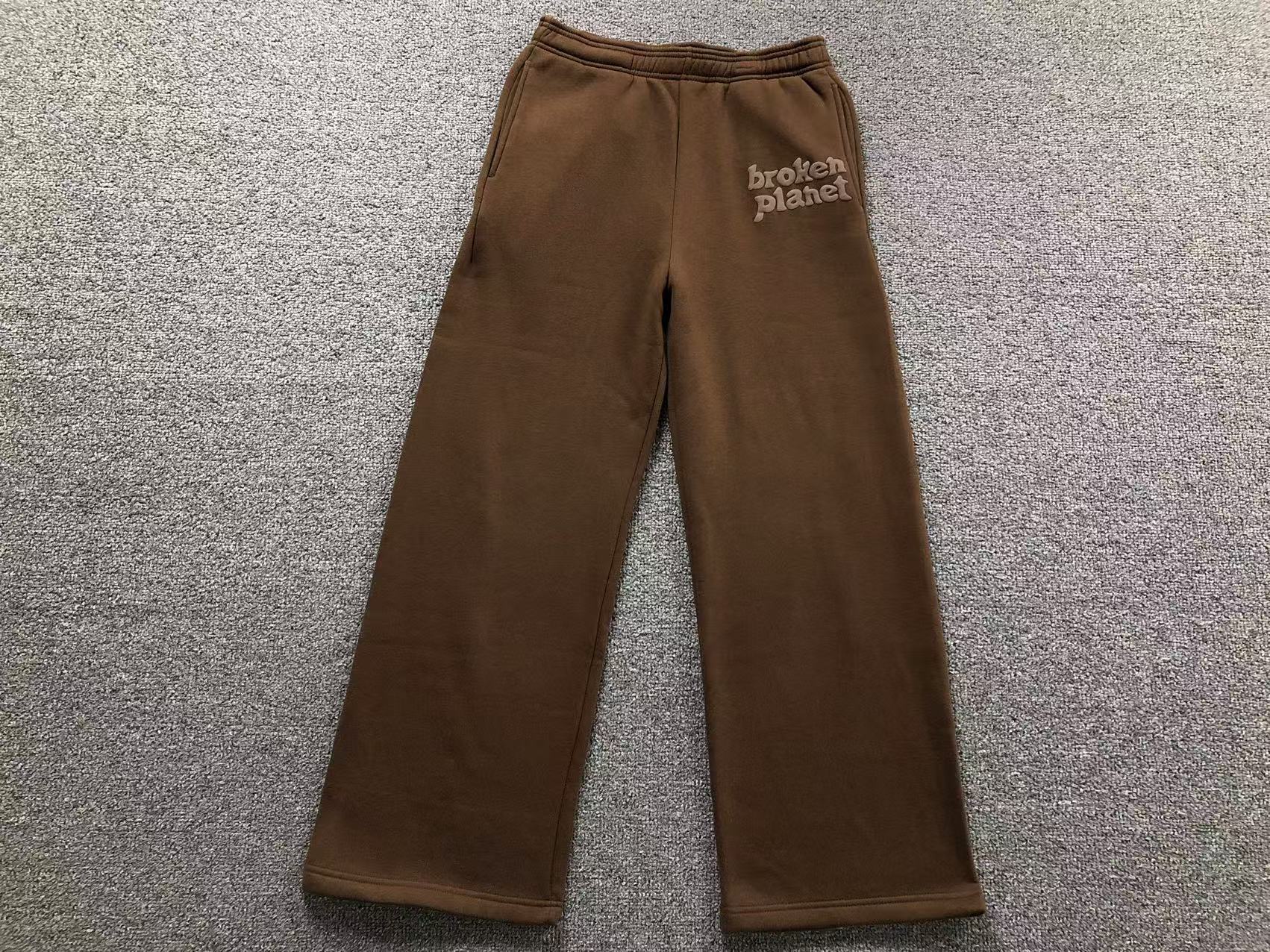 Calça moletom marrom Broken Planet
