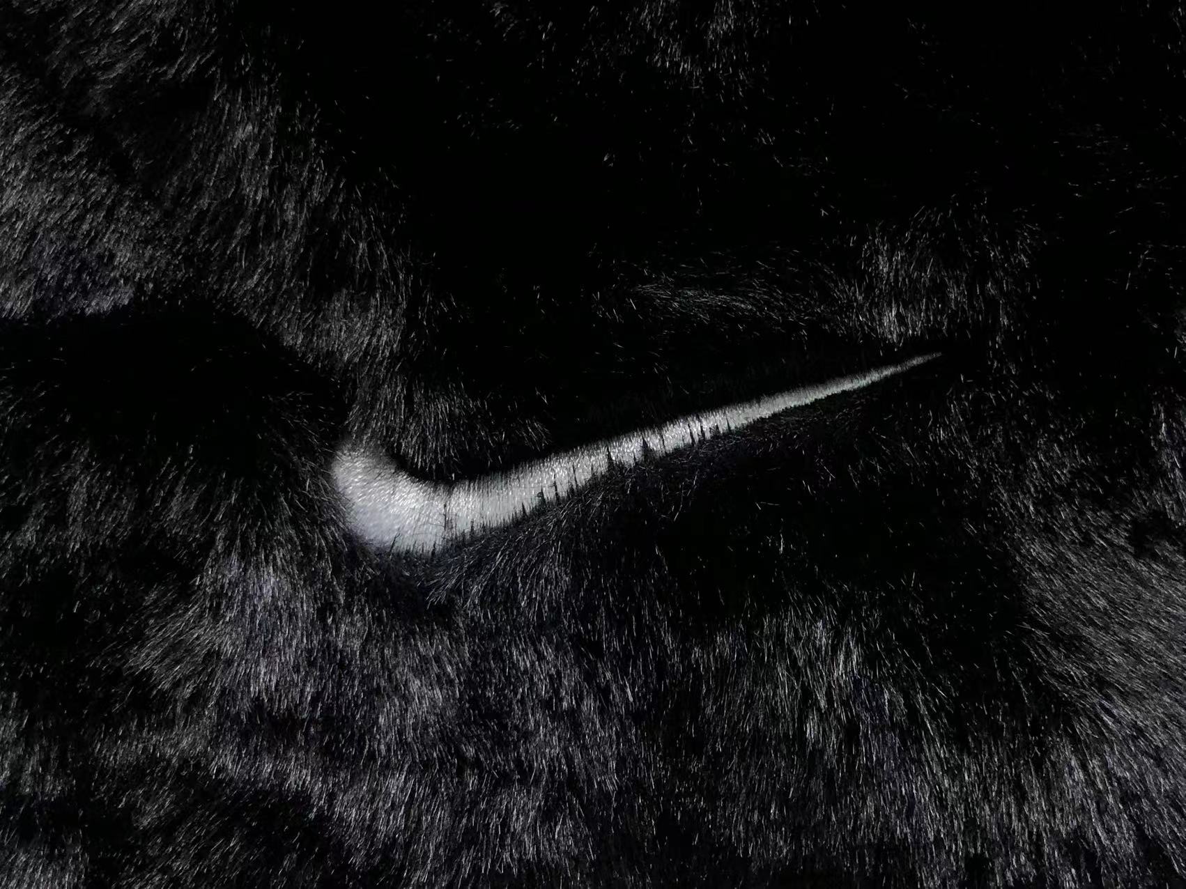 Jaqueta Nike de pele sintética Big Swoosh