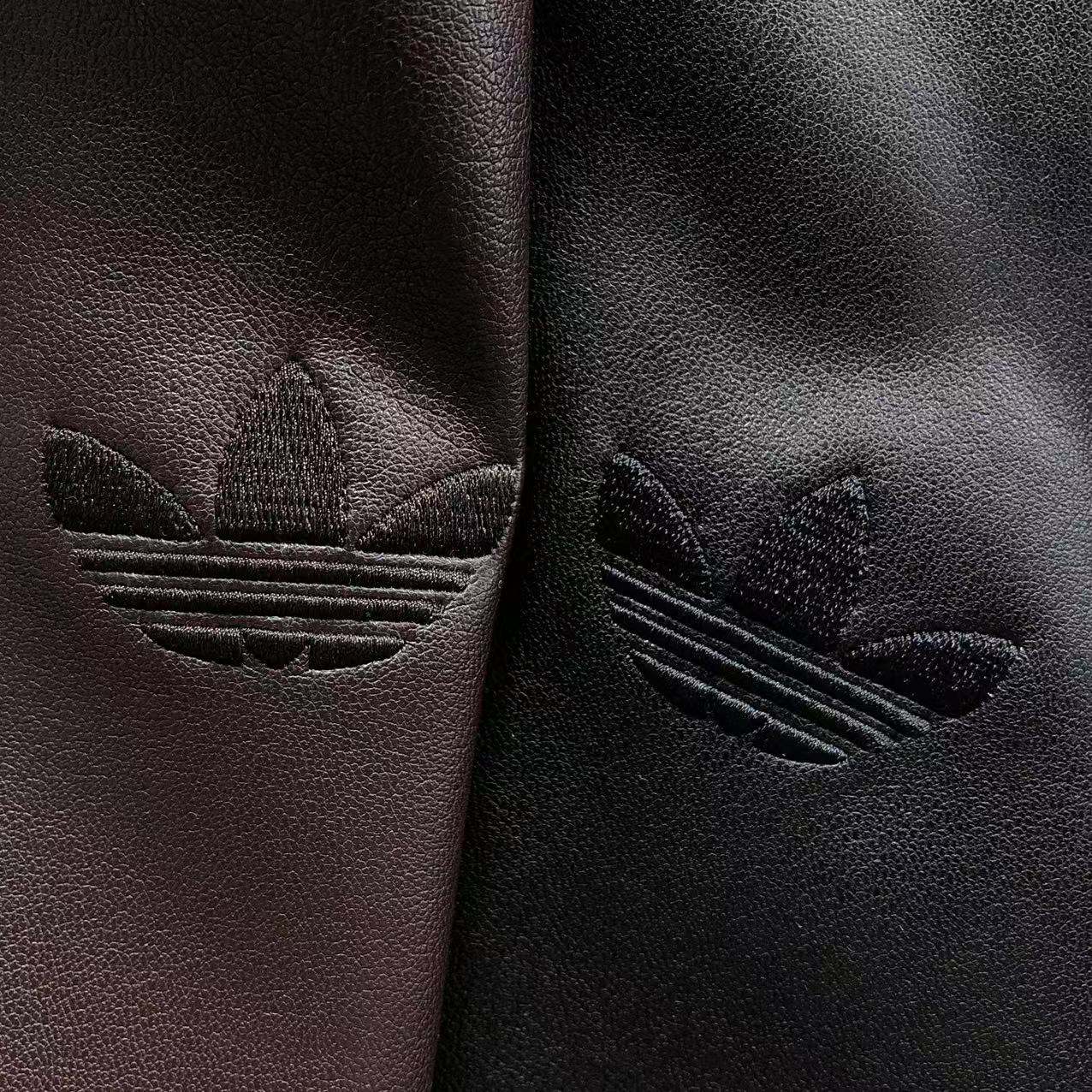 Jaqueta de couro sintético Adidas