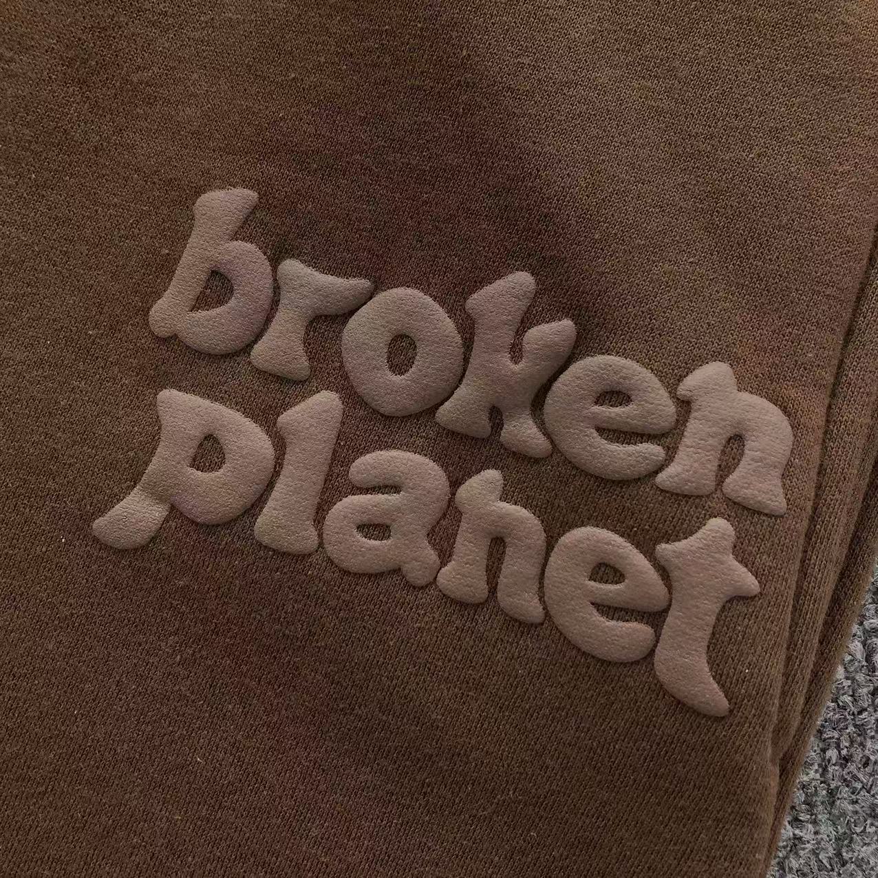 Calça moletom marrom Broken Planet