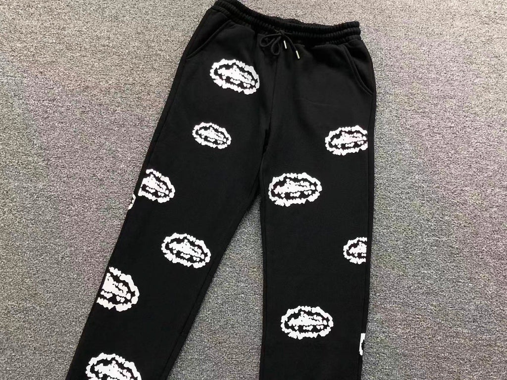 Calça Denim Tears x Corteiz Moletom Zip Black