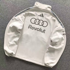Jaqueta branca Adidas Audi Revolut F1
