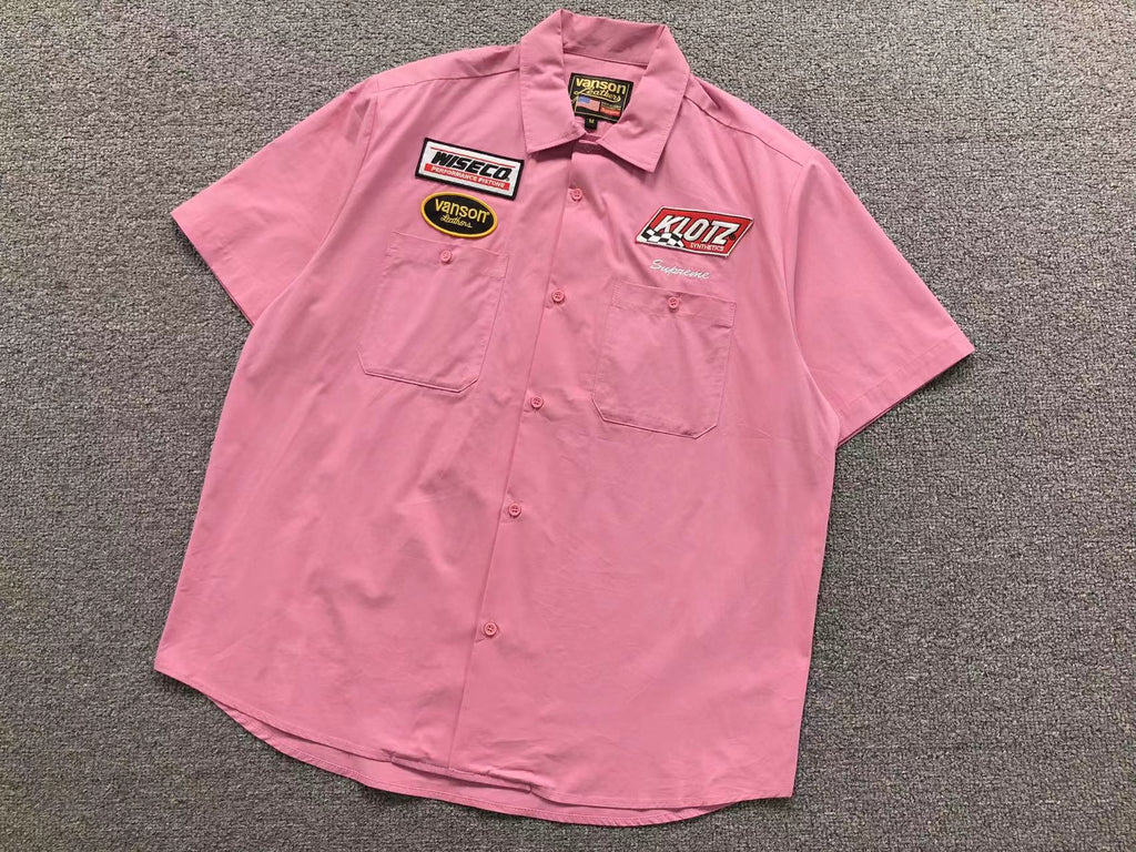 Camisa Listrada Supreme x Vanson Leathers