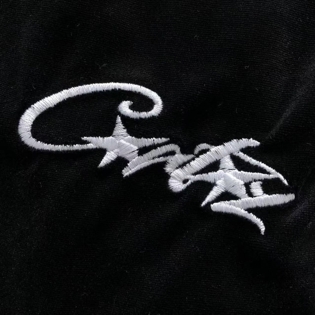 Calça Corteiz VVS Velour Track Jacket preta
