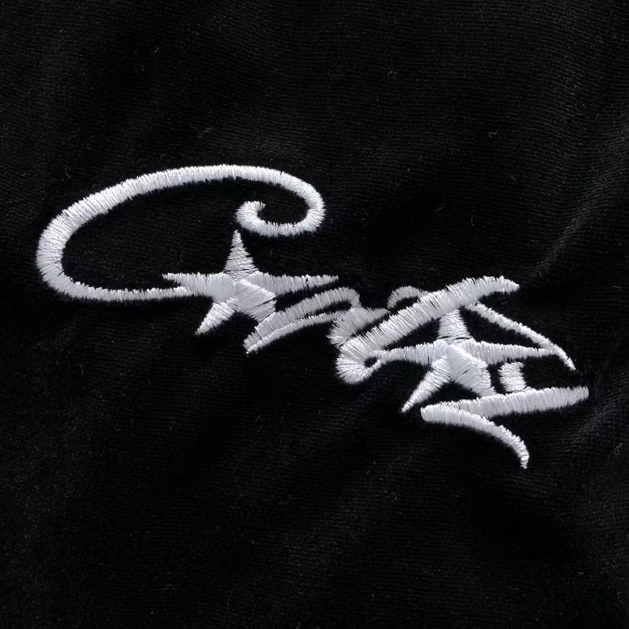 Calça Corteiz VVS Velour Track Jacket preta