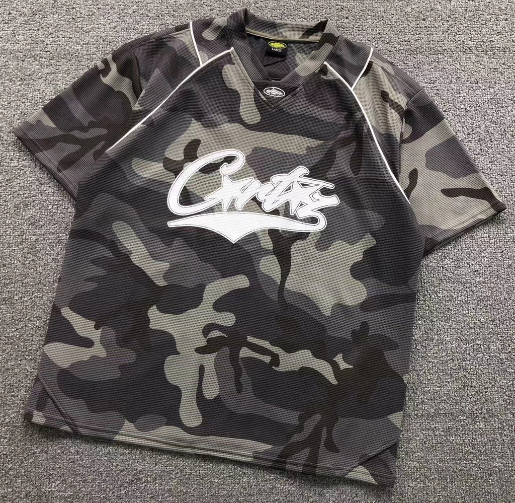 Camisa Corteiz BTR Practice Top Camuflada