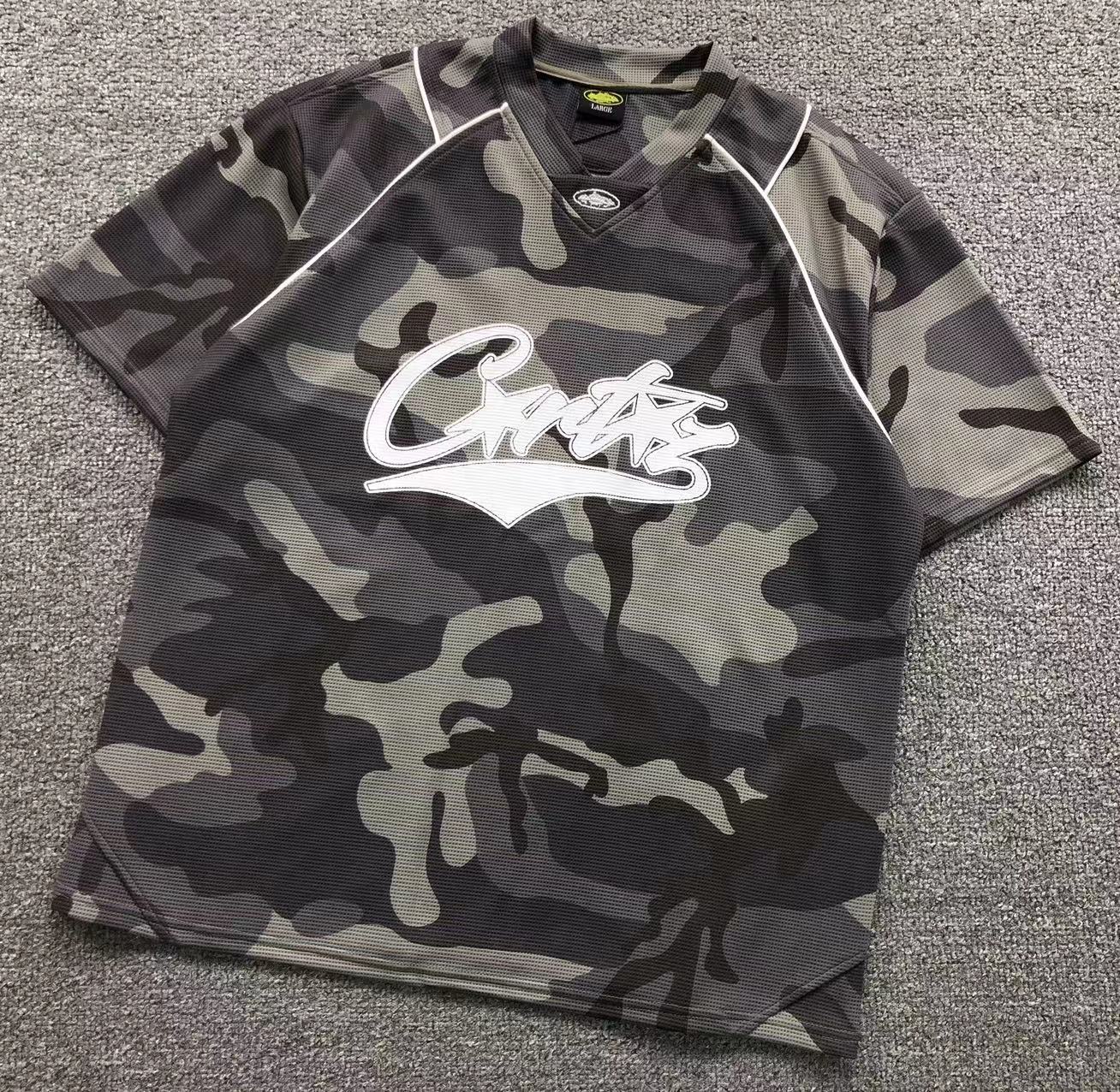 Camisa Corteiz BTR Practice Top Camuflada