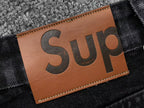 Calça Frayed Logos Regular Jean Supreme
