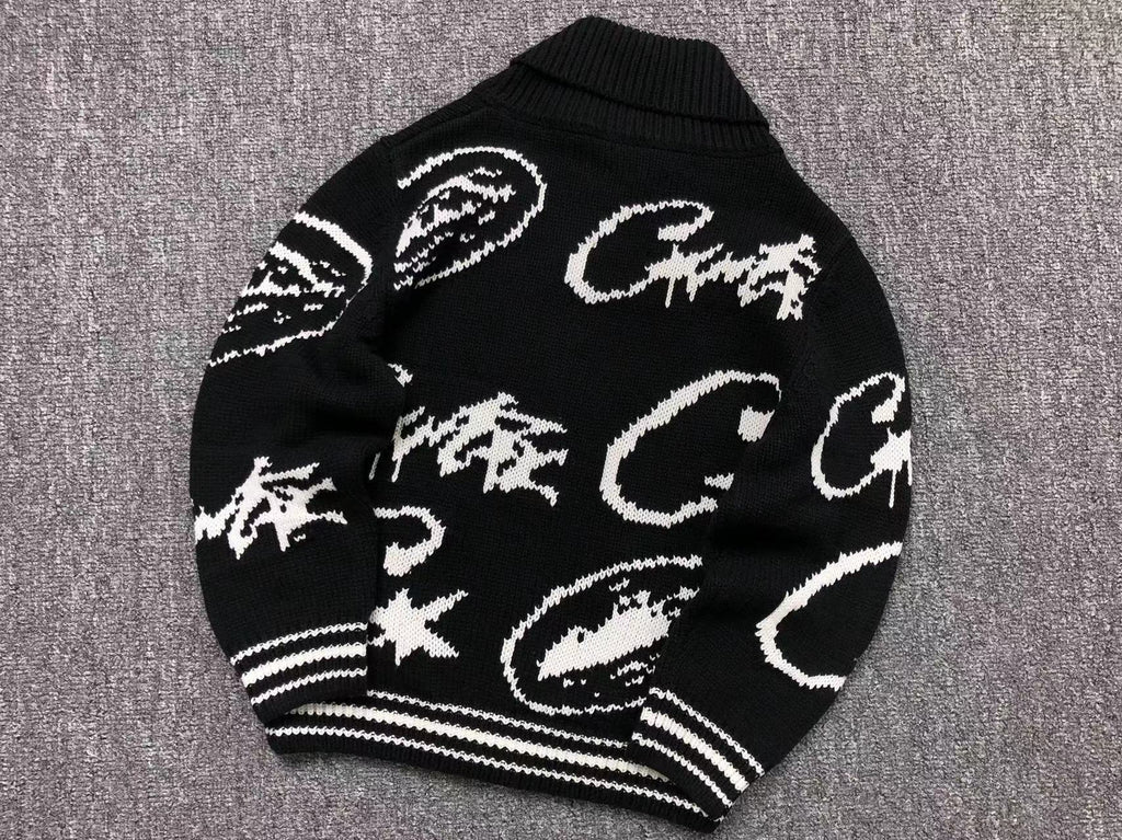 Casaco de tricô Corteiz VVS Jacquard Knit