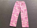 Calça moletom Corteiz Island Puff "Pink Tiger Camo"